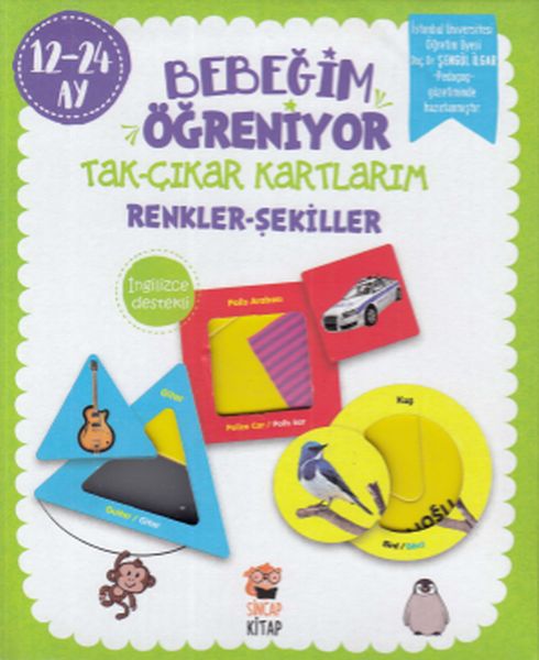 Bebeğim Öğreniyor - Tak Çıkar Kartlarım (12-24 Ay)