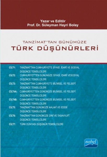 Tanzimat’tan Günümüze Türk Düşünürleri (7 Cilt - 8 Kitap)