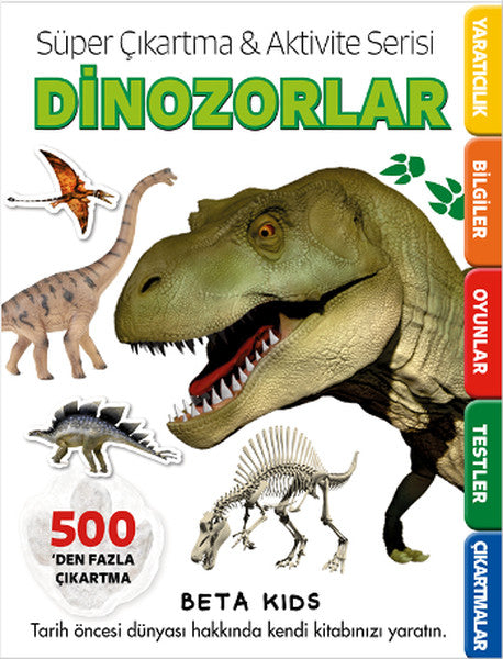 Süper Çıkartma Aktivite Serisi - Dinozorlar
