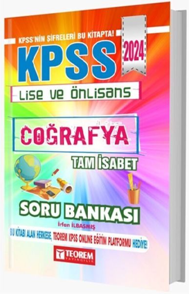 Weşanên Teorem 2024 Lîse û Bawernameya Hevkar a KPSS Erdnîgarî Banka Pirsên Rastbûna Tam