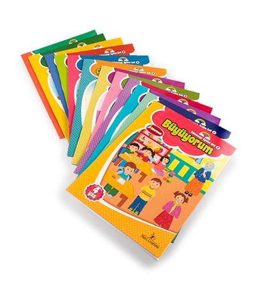 Regenbogen-Lernset: 12 Bücher