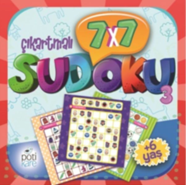 7 x 7 Sudoku - 3 (mit Aufklebern)