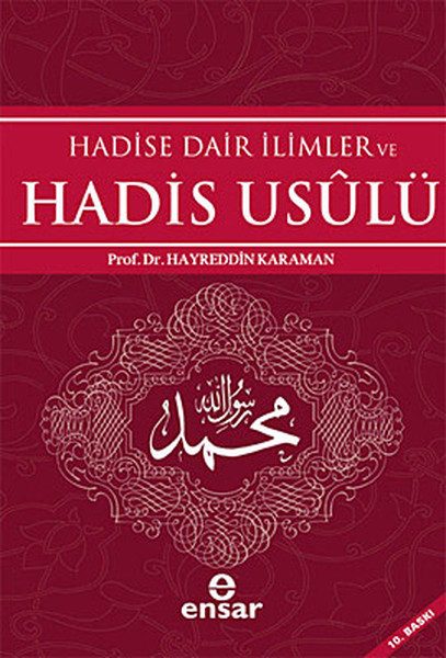 Hadise Dair İlimler ve Hadis Usulü