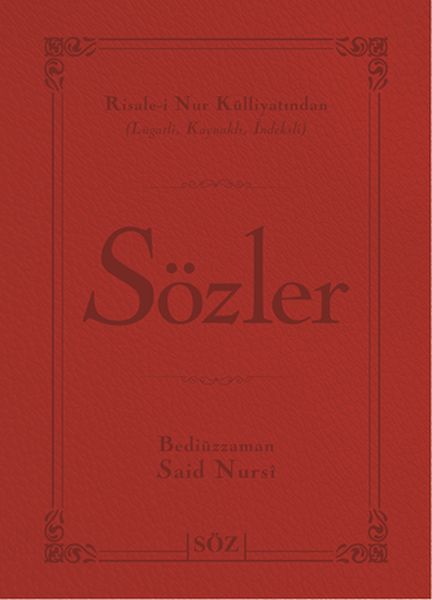 Sözler (Ciltli, Büyük Boy, 2 Renk)