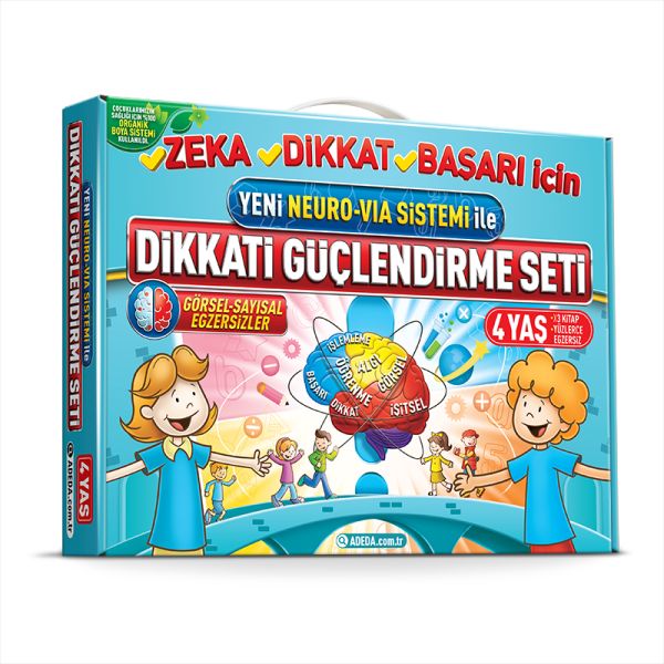 Dikkati Güçlendirme Seti - Anasınıfı – 4 Yaş Neuro-Via