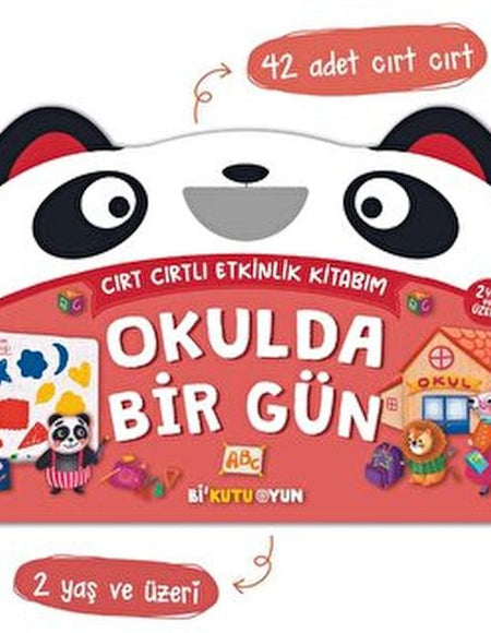 Cırt Cırtlı Etkinlik Kitabım - Okulda Bir Gün (2+ Yaş)