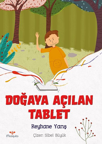 Tablet, das sich zur Natur öffnet.
