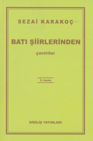 Batı Şiirlerinden Çeviriler