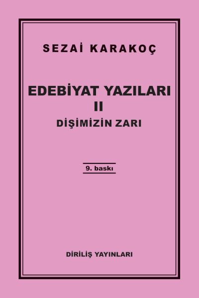 Edebiyat Yazıları 2 - Dişimizin Zarı