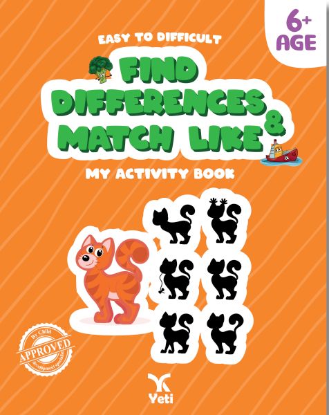 Englisch: Von leicht bis schwer – Finde die Unterschiede – Ordne die ähnlichen Bücher einander zu