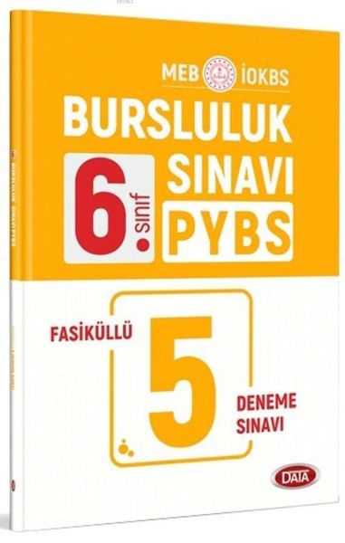 Data 6. Sınıf PYBS Bursluluk Sınavı Fasiküllü 5 Deneme Sınavı