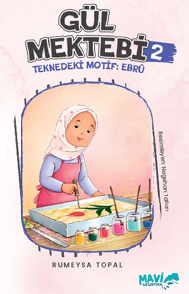 Gül Mektebi 2 (Rosenschule 2) Das Motiv auf dem Boot: Ebru (Marmorierung)