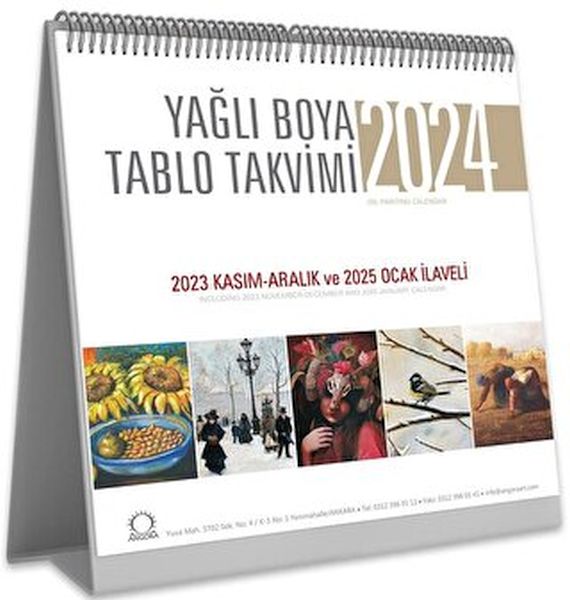 Ölgemälde-Kalender 2024 Tischkalender