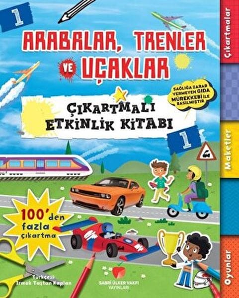 Otomobîl, Tren û Balafir - Pirtûka Çalakiyên Stîkerê 1