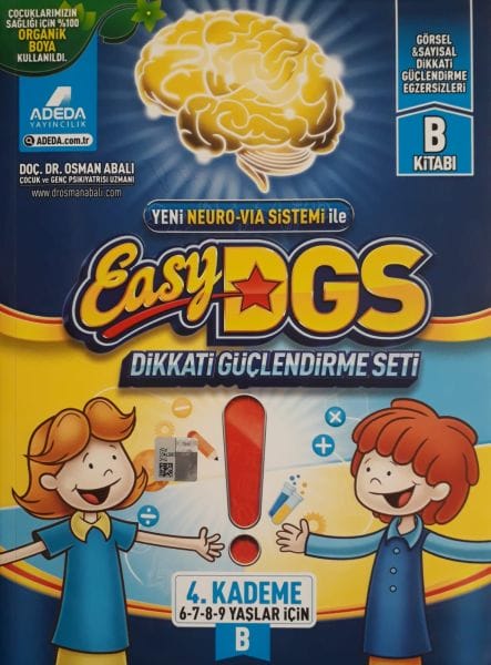 EASY Dikkati Güçlendirme Seti 6-9 yaş B Kitapçığı