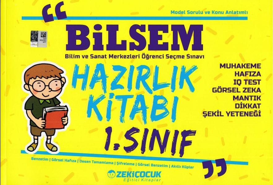 Örnek Akademi  Bilsem 1.Sınıf Hazırlık Kitabı (Yeni)