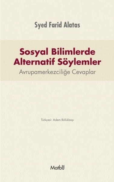 Sosyal Bilimlerde Alternatif Söylemler