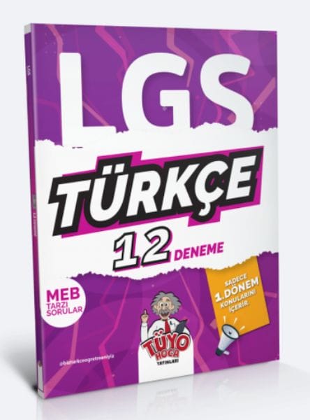 Tüyo Hoca LGS 8. Klasse (1. Semester) Türkisch 12 Übungstests
