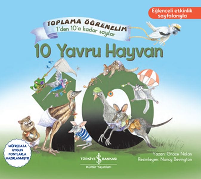 10 Heywanên Piçûk - Werin Em Hejmaran ji 1 heta 10an Fêr Bibin