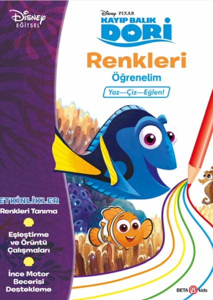 Disney Findet Dorie: Lasst uns Farben lernen! Schreiben, Zeichnen und Spaß haben!