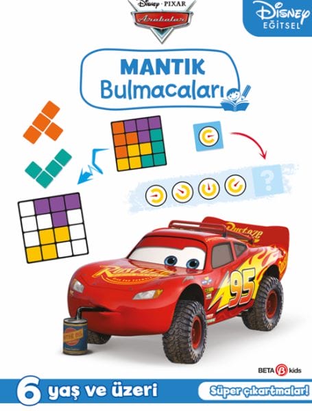 Disney Cars Lern-Aufkleber-Logikrätsel