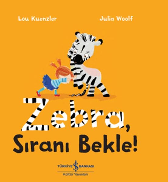 Zebra, warte, bis du an der Reihe bist!
