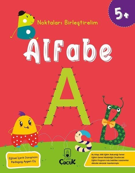 Noktaları Birleştirelim - Alfabe +5 Yaş