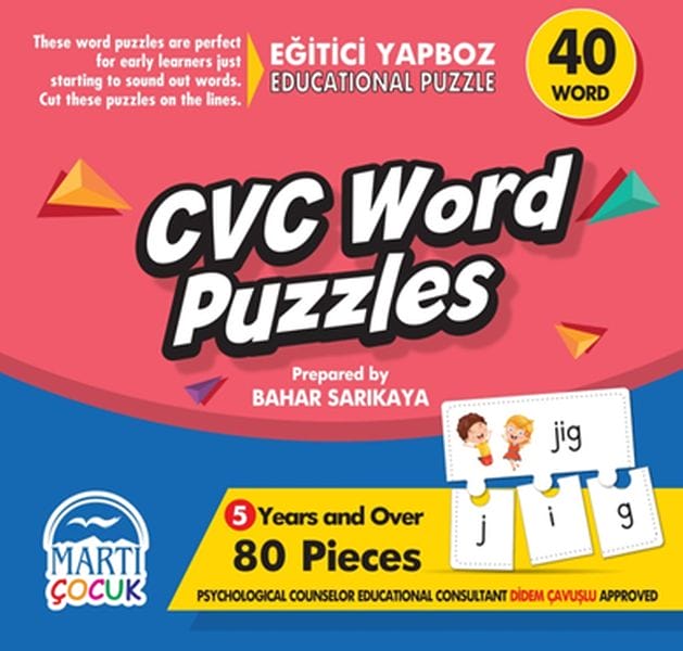 Puzzlesên Peyvên CVC - Puzzlesên Perwerdehiyê