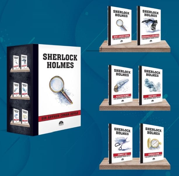 Sherlock Holmes - Büyüteç (6 Kitap Kutulu Set)