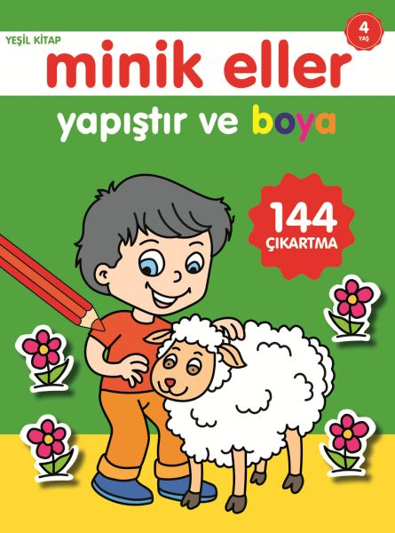 Kleine Hände: Malen und Kleben – Grünes Buch