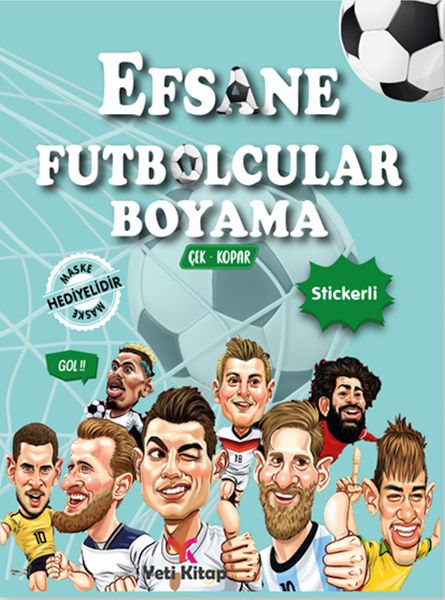 Malbuch legendärer Fußballspieler