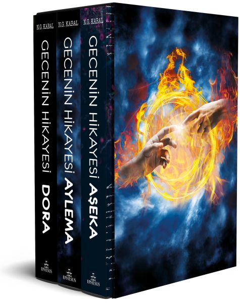 Gecenin Hikayesi - Aylema-Aşeka-Dora 3 Kitap Özel Kutulu Set - Ciltsiz