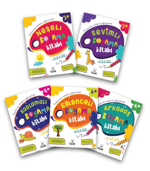 Malbuchreihe (5 Bücher)