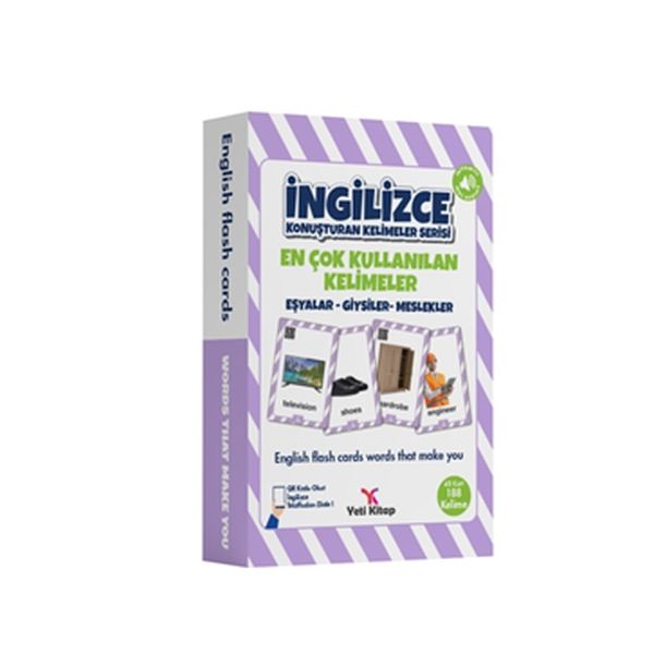 Englische Vokabelkarten: Gegenstände, Kleidung, Berufe