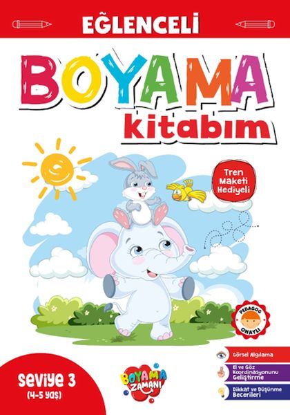 Eğlenceli Boyama – Seviye 3 (4-5 Yaş)