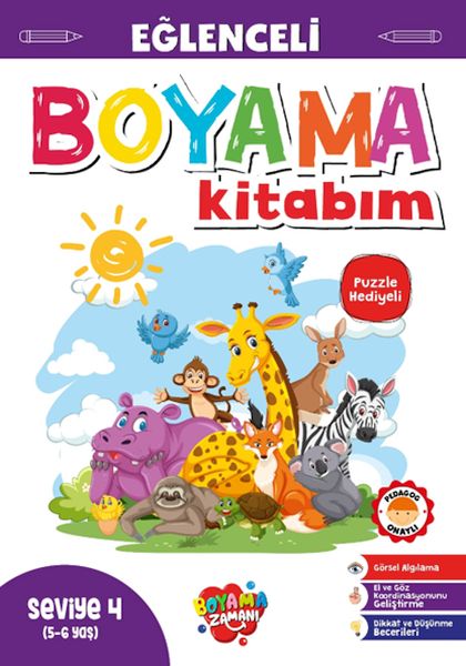 Eğlenceli Boyama – Seviye 4 (5-6 Yaş)