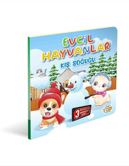 Evcil Hayvanlar Kış Soğuğu 3 Boyutlu