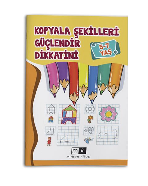 Kopyala Şekilleri Güçlendir Dikkatini 5-7 Yaş