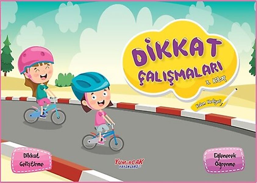 Dikkat Çalışmaları 3. Kitap (Kalem Hediyeli)